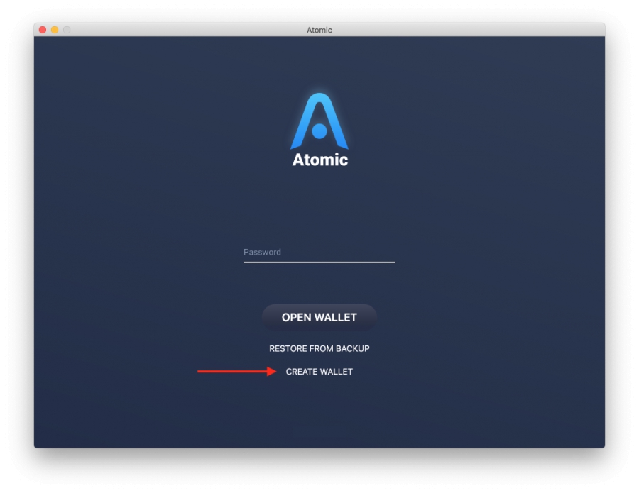 آموزش ساخت والت در اتمیک والت Atomic wallet