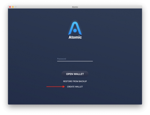 آموزش ساخت والت در اتمیک والت Atomic wallet