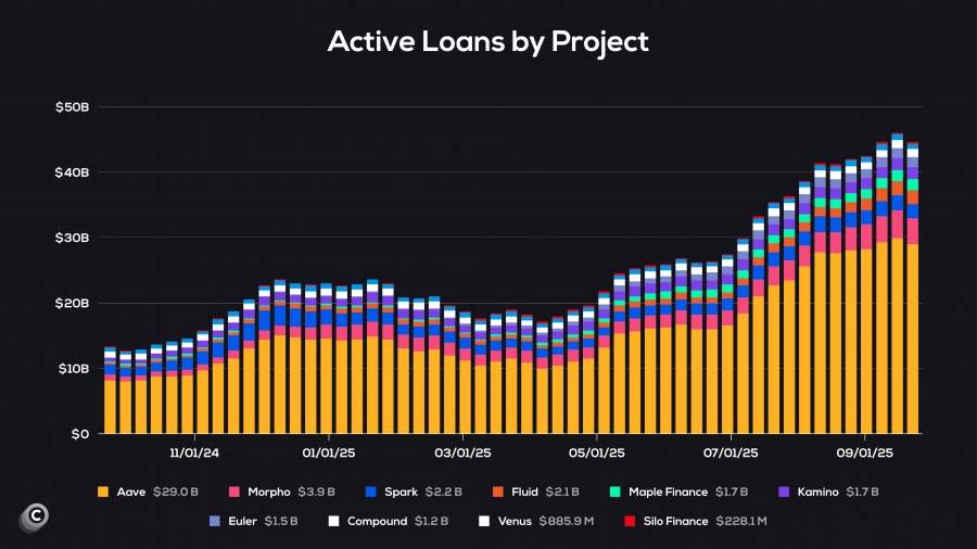 آوه پیشتاز بازار دیفای با رشد وام‌های USDC
